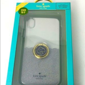 Kate spade ♠️ Ring Stand Glitter iPhone XR case